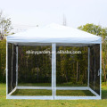 10x10ft Patio im Freien knallen oben Party-Zelt-Überdachungs-Gazebo mit Mesh-Weiß